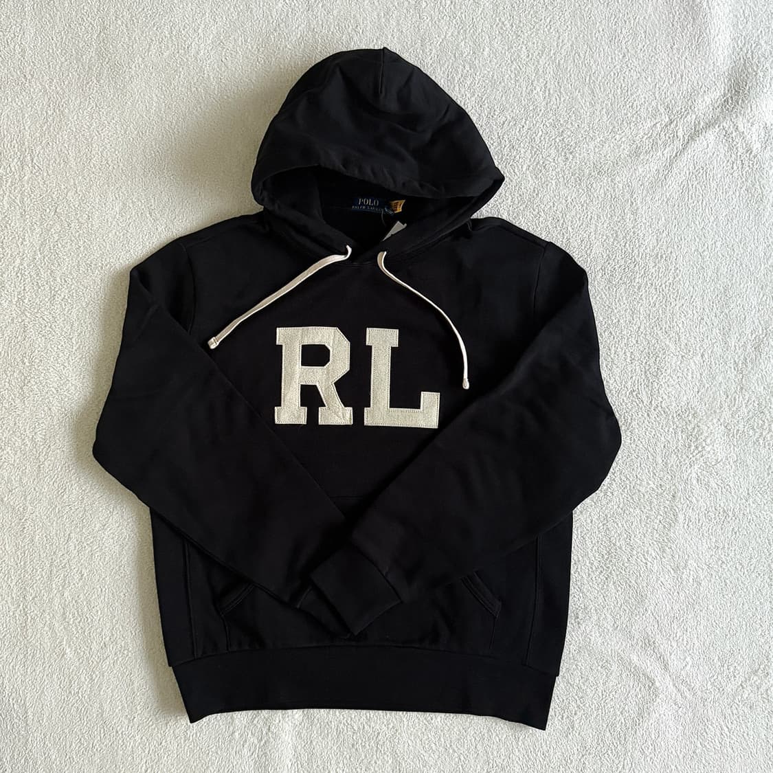 폴로랄프로렌 RL 후드티 블랙 상품이미지1