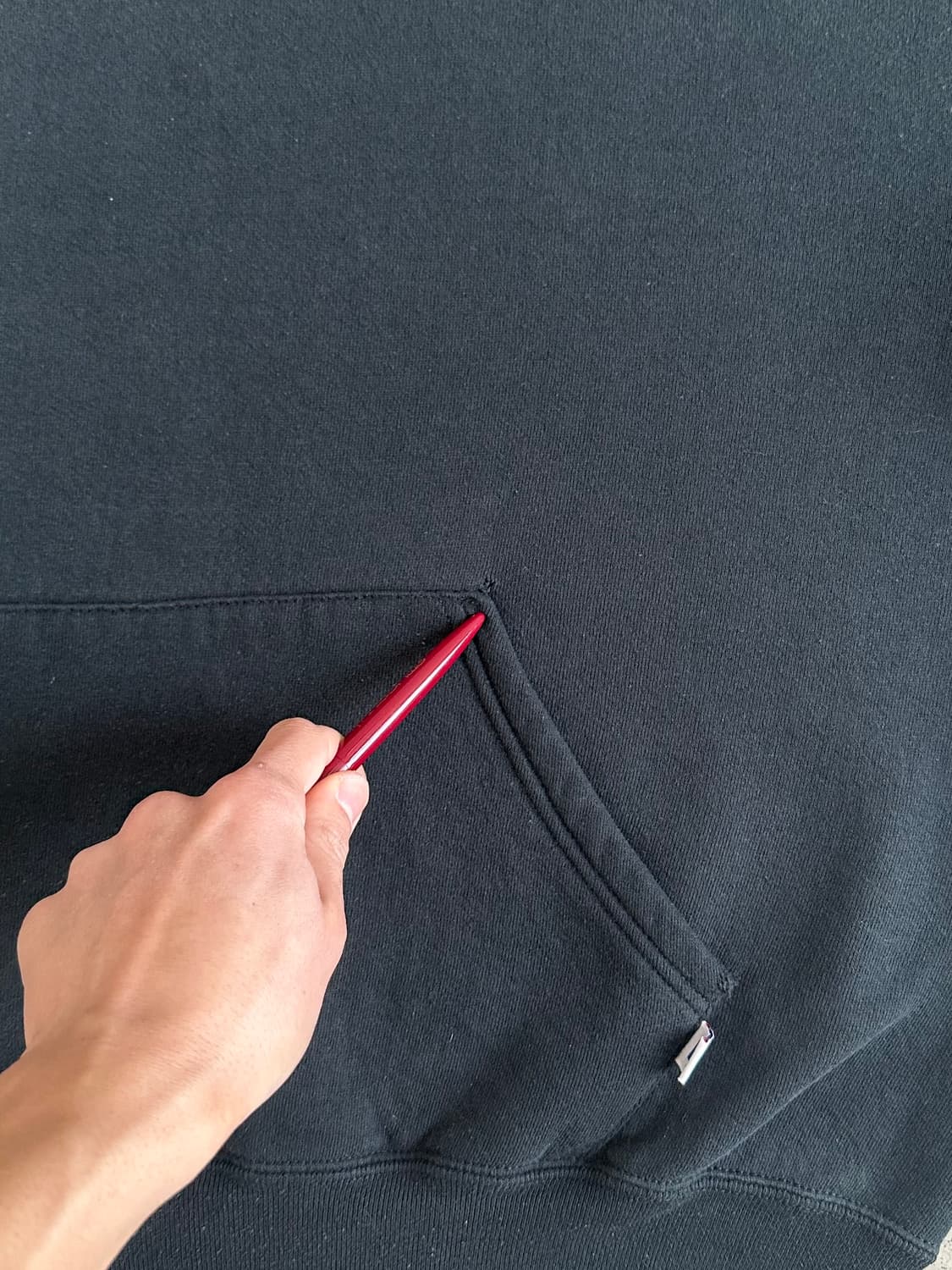 90s 빈티지 러셀 후드 블랙 L 상품이미지7