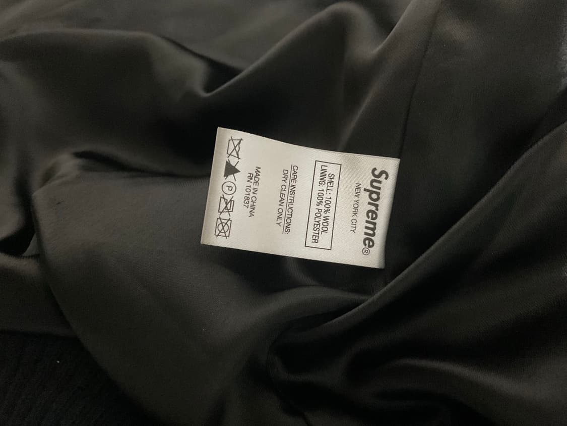 슈프림 x 제이미 리드 이츠 올 블록스 바시티 자켓 M 상품이미지6