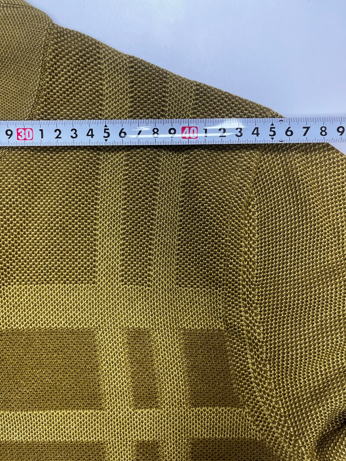 로로피아나 체크패턴 니트 54(105)사이즈 (새상품) 상품이미지6