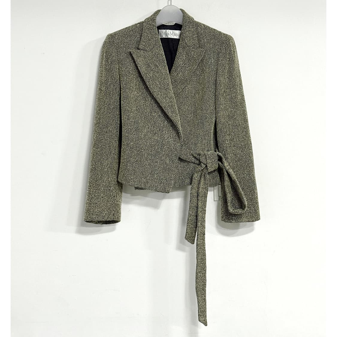 막스마라 벨티드 트위드 울 자켓 스커트 투피스 set 상품이미지2