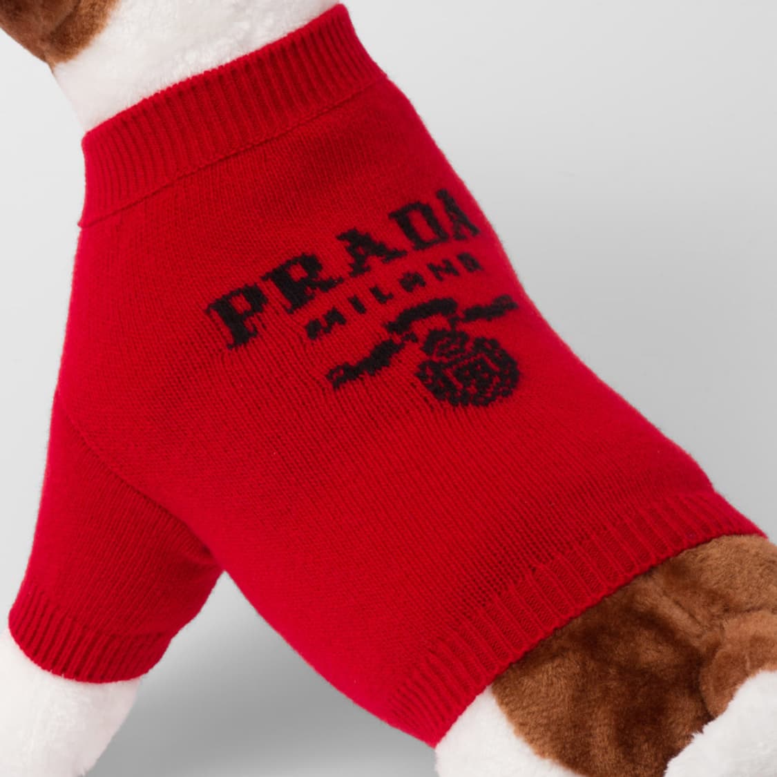 새상품 프라다 로고 캐시미어 울 니트 강이지 옷  상품이미지3