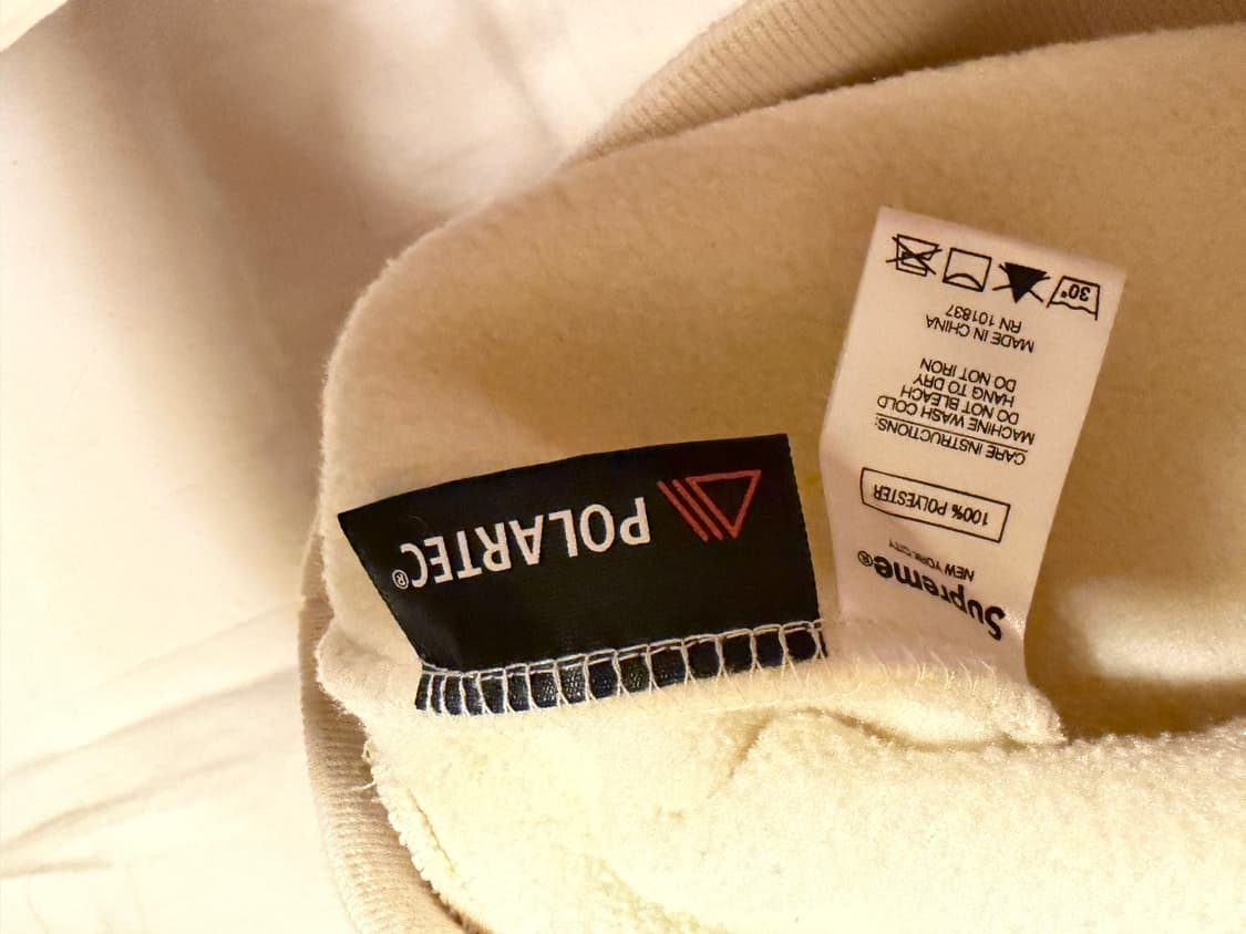 슈프림 폴라택 후드 네츄럴 L 상품이미지5