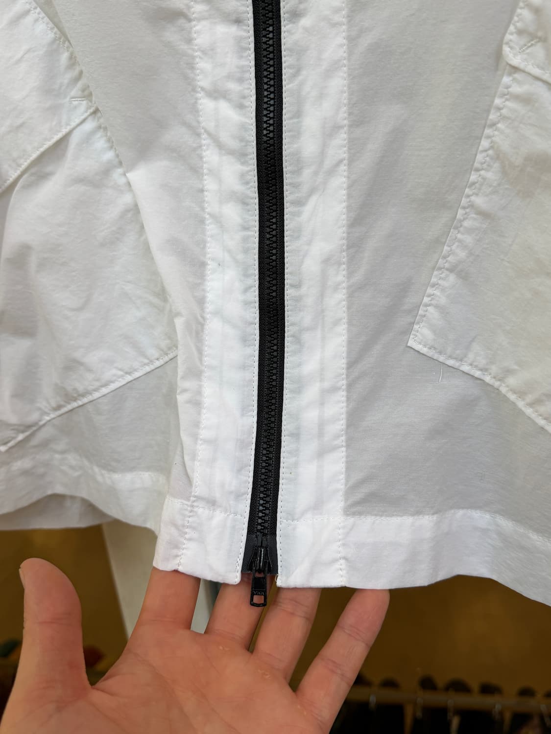 Crescent 나일론 코튼 블렌드 후드 집업 M 상품이미지4