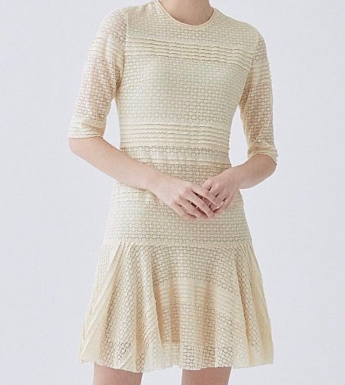 55 55반 텍달린 새상품 질스튜어트 정가50만 레이스 원피스 상품이미지1