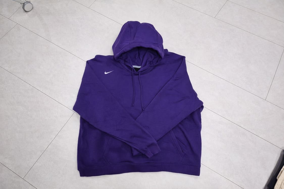 나이키 정품 후드티 2XL / 퍼플 / 스우시 로고 / 기모 후디 상품이미지2
