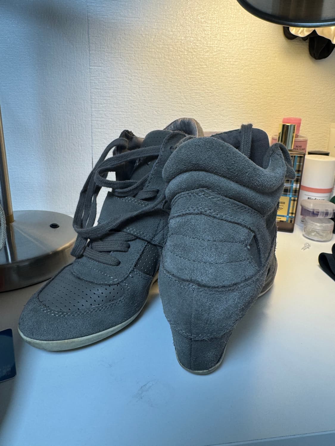 Ash 하이탑 스니커즈 36사이즈 카키 상품이미지5