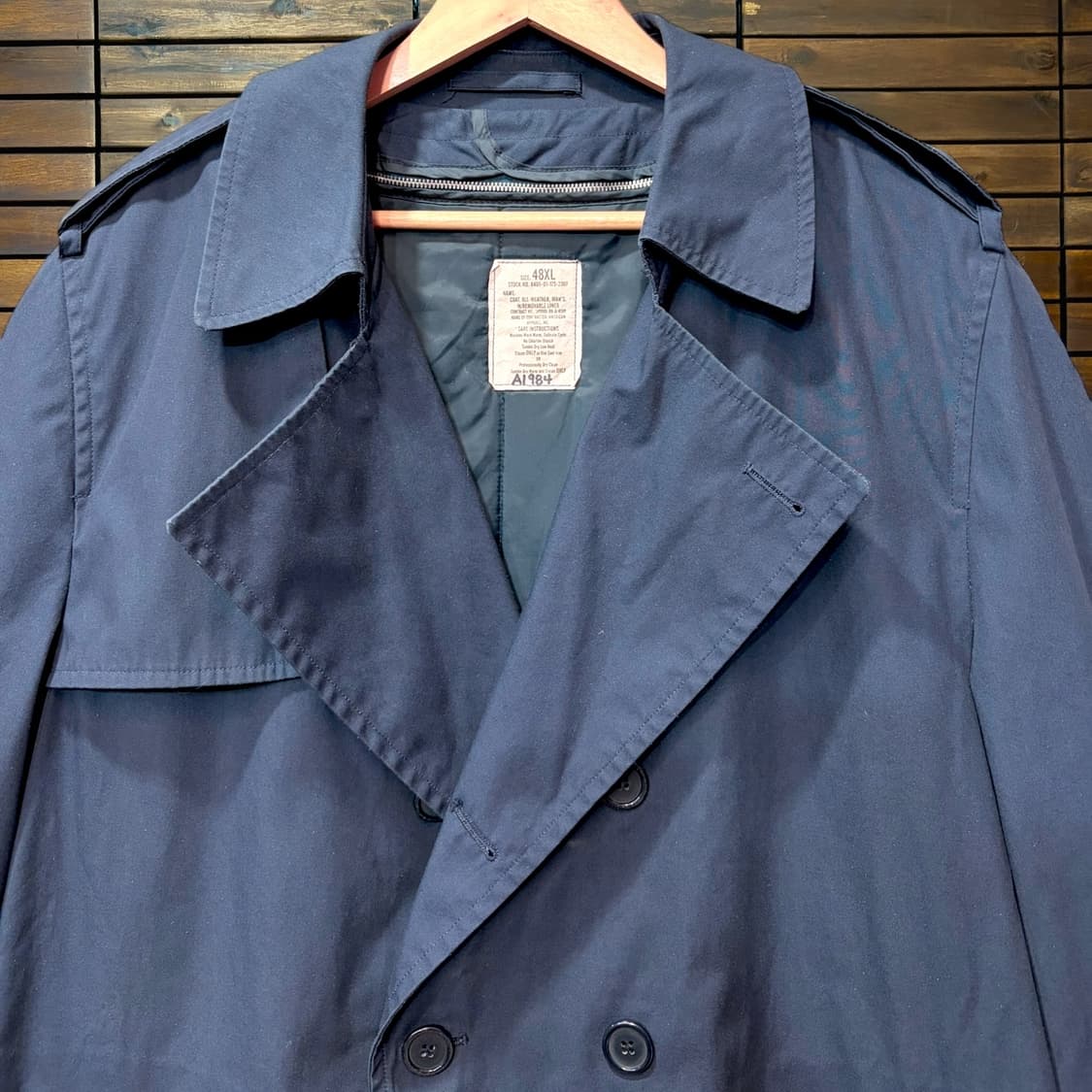 미 해군 트렌치코트 (XL) 상품이미지3