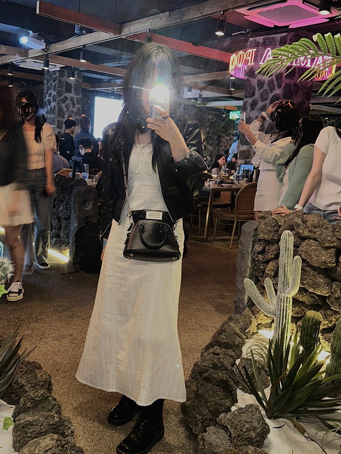 보헴서 패치 바이커 자켓 상품이미지3
