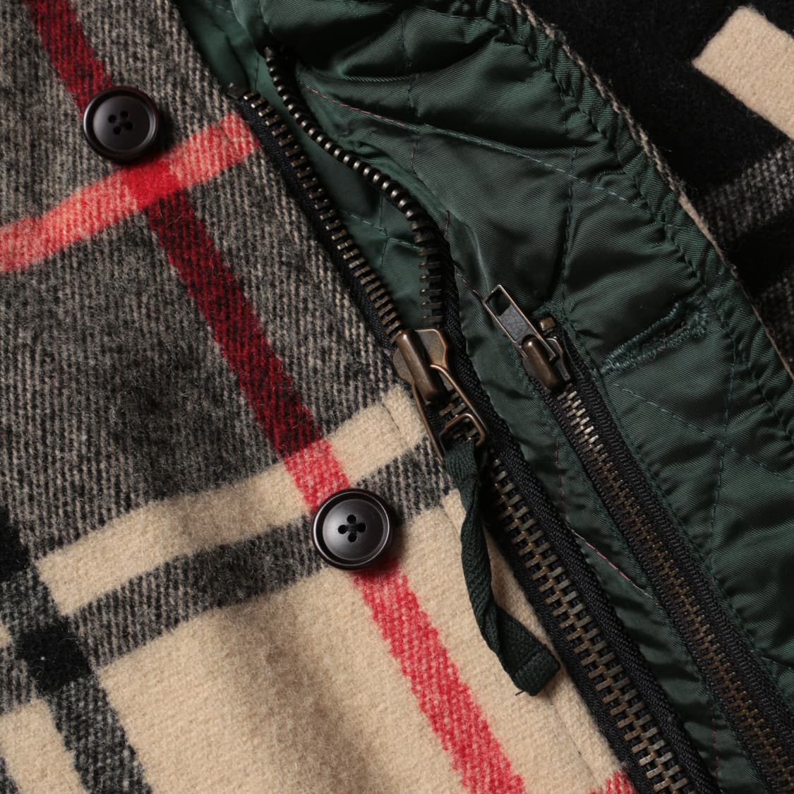 폴로 90s 타탄체크 울 필드자켓   상품이미지5