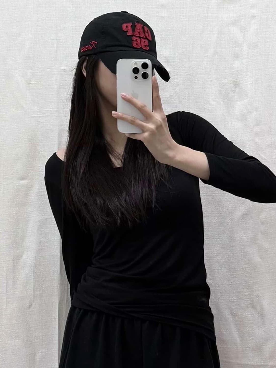 유일매물 GAP 검빨 빈티지 볼캡 상품이미지4