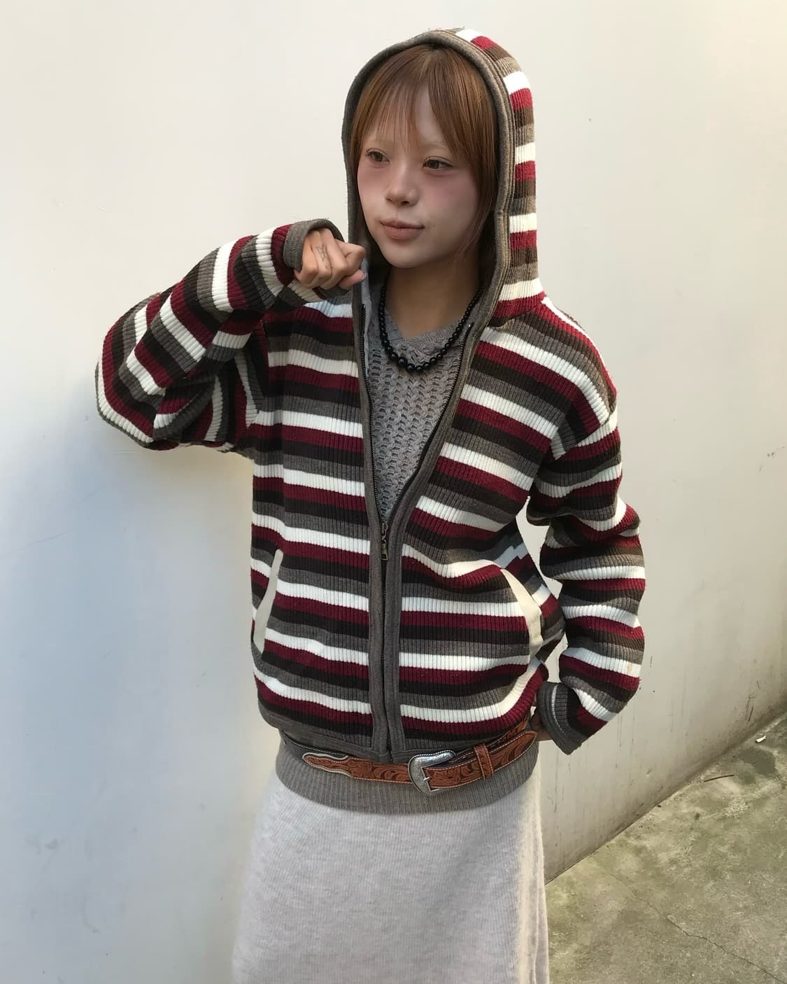 🧶복슬이 후드집업 코디🧶 상품이미지2