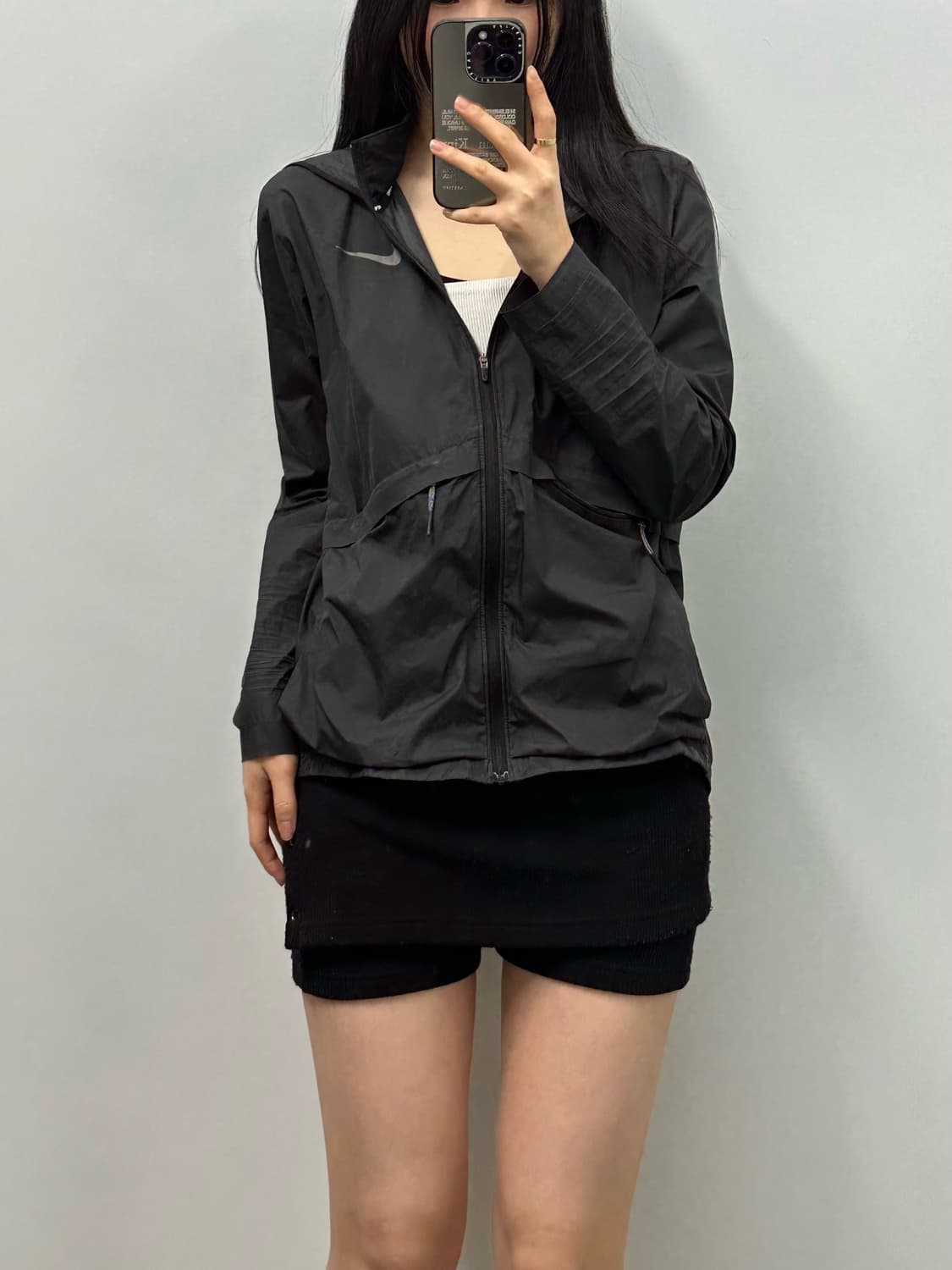나이키 러닝 블랙 경량 바람막이 상품이미지1