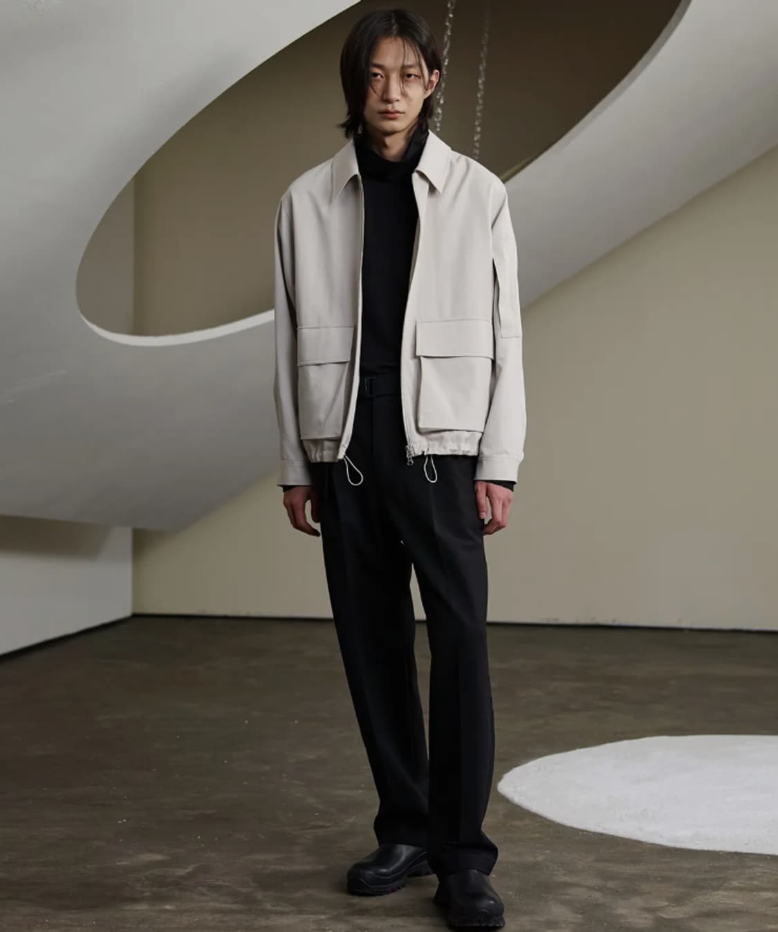 M 인사일런스 남자 간절기 블루종 자켓 점퍼 체감 L XL 100 105 상품이미지1