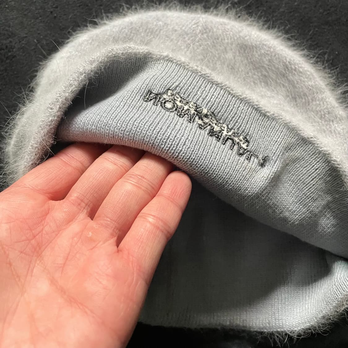 NOMANUAL hairy beanie 상품이미지2