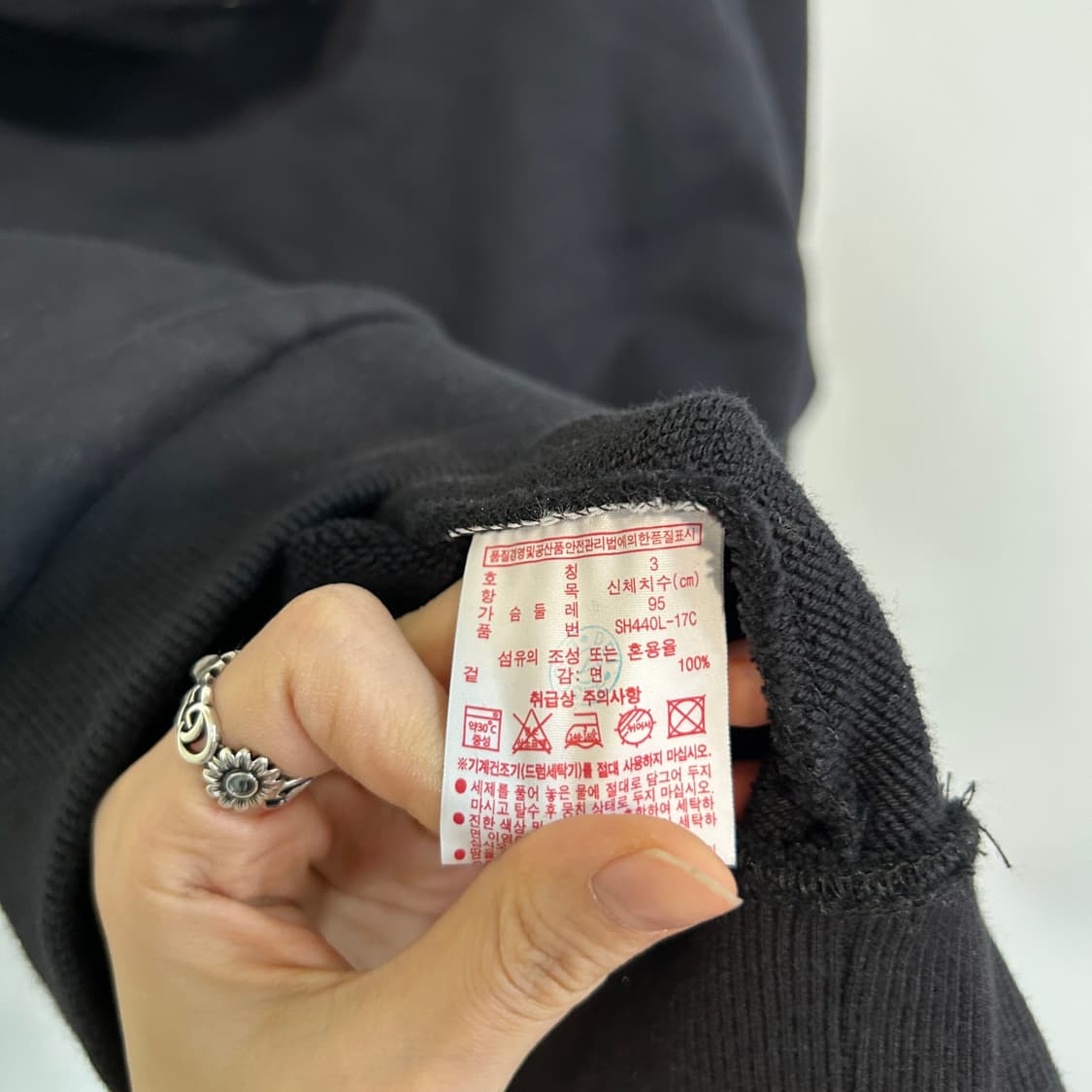 라코스테 자수 후드 티셔츠 95 남녀공용 상품이미지4