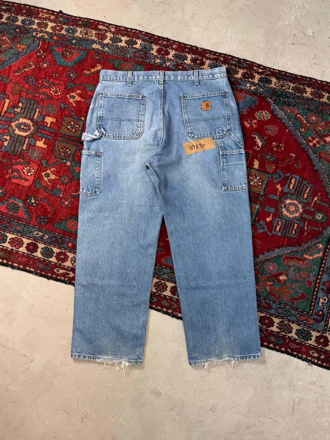 OG 칼하트 데님 더블니 칼하트 워크팬츠 썩블니 상품이미지4