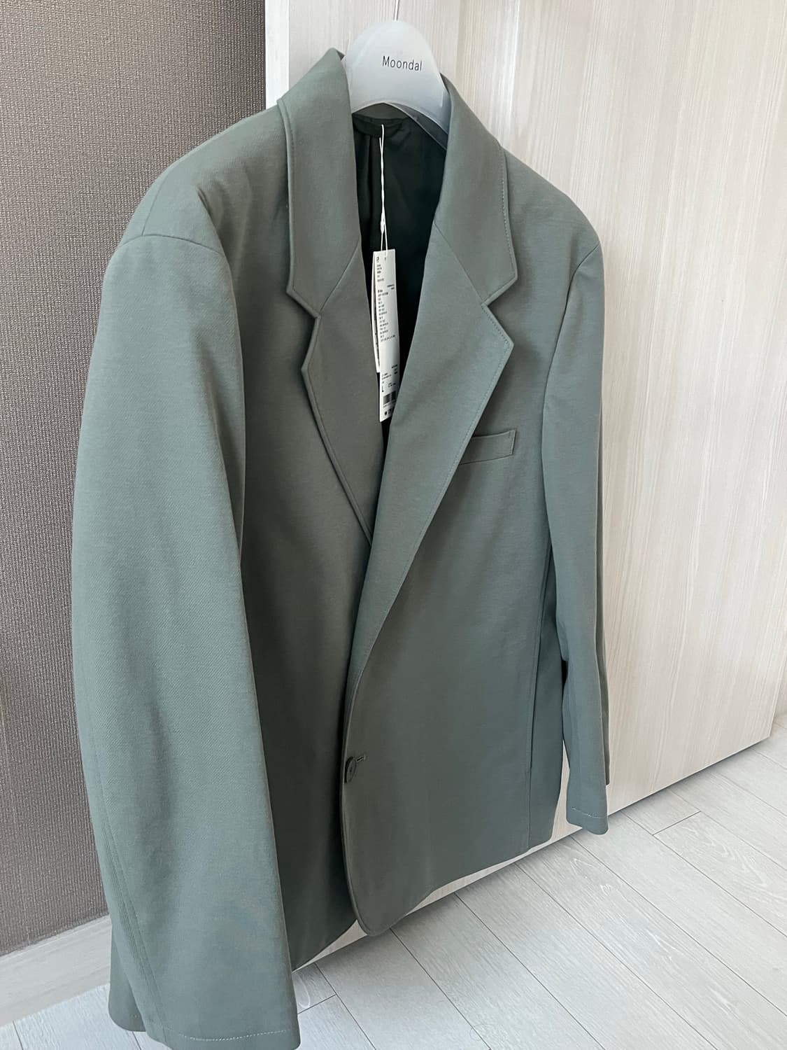 (새상품)르메르 유니클로 유메르 그린 자켓  상품이미지5