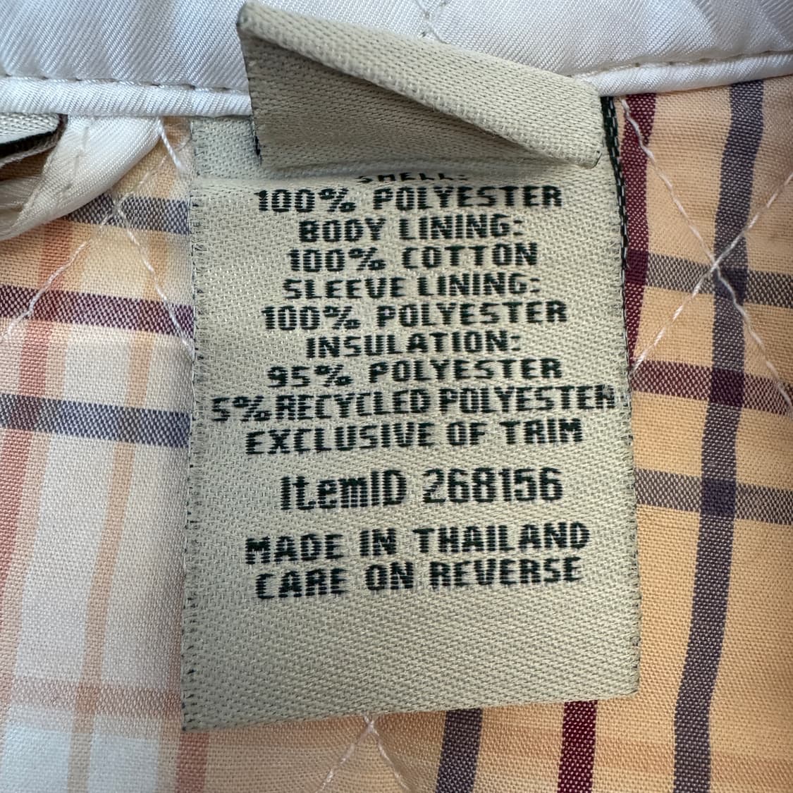 엘엘빈 아이보리 크림 경량 퀼팅 자켓 상품이미지5