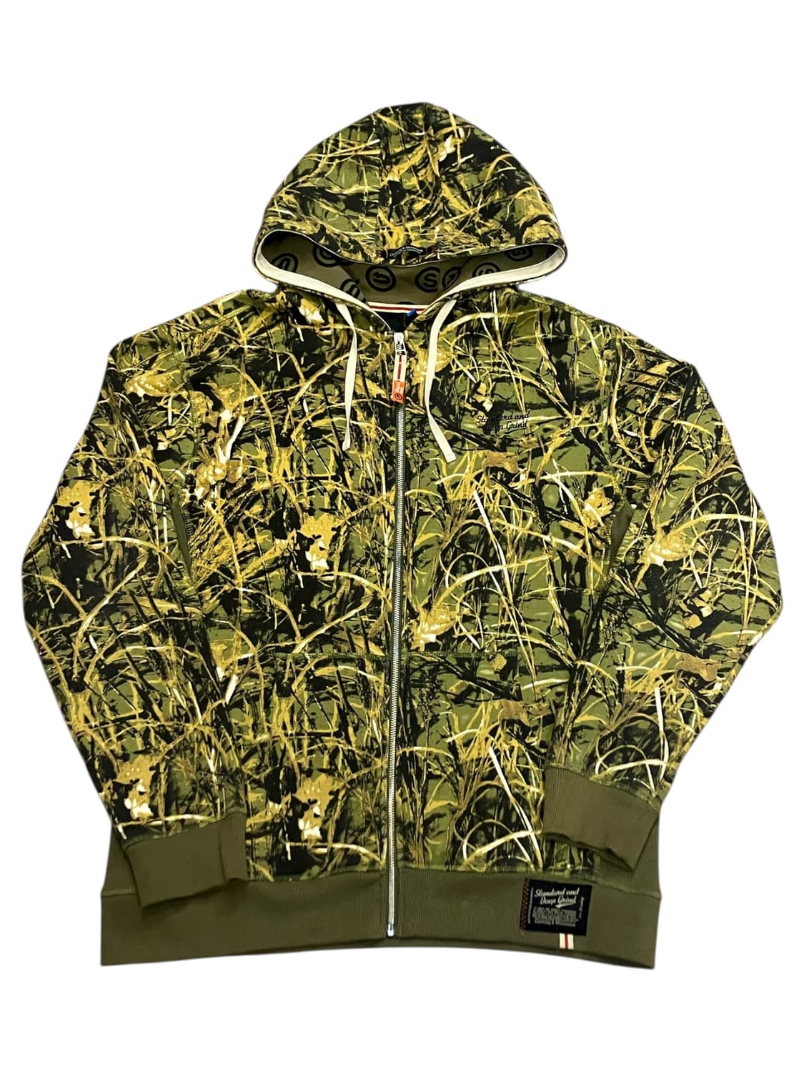 카모플라쥬 후드집업 그린 XL   #csz2324 상품이미지3