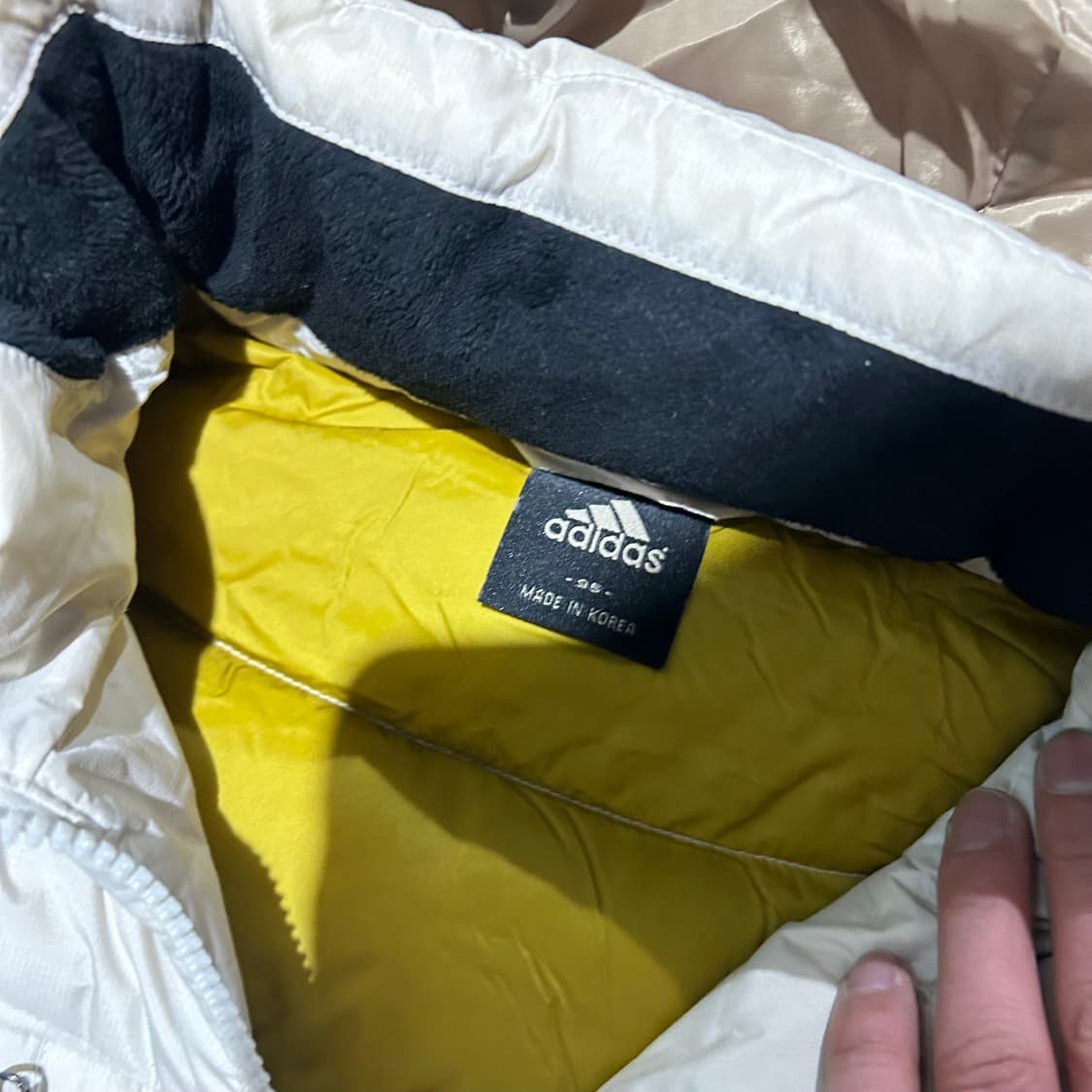 아디다스(ADIDAS) 크림 숏패딩 자켓 상품이미지5