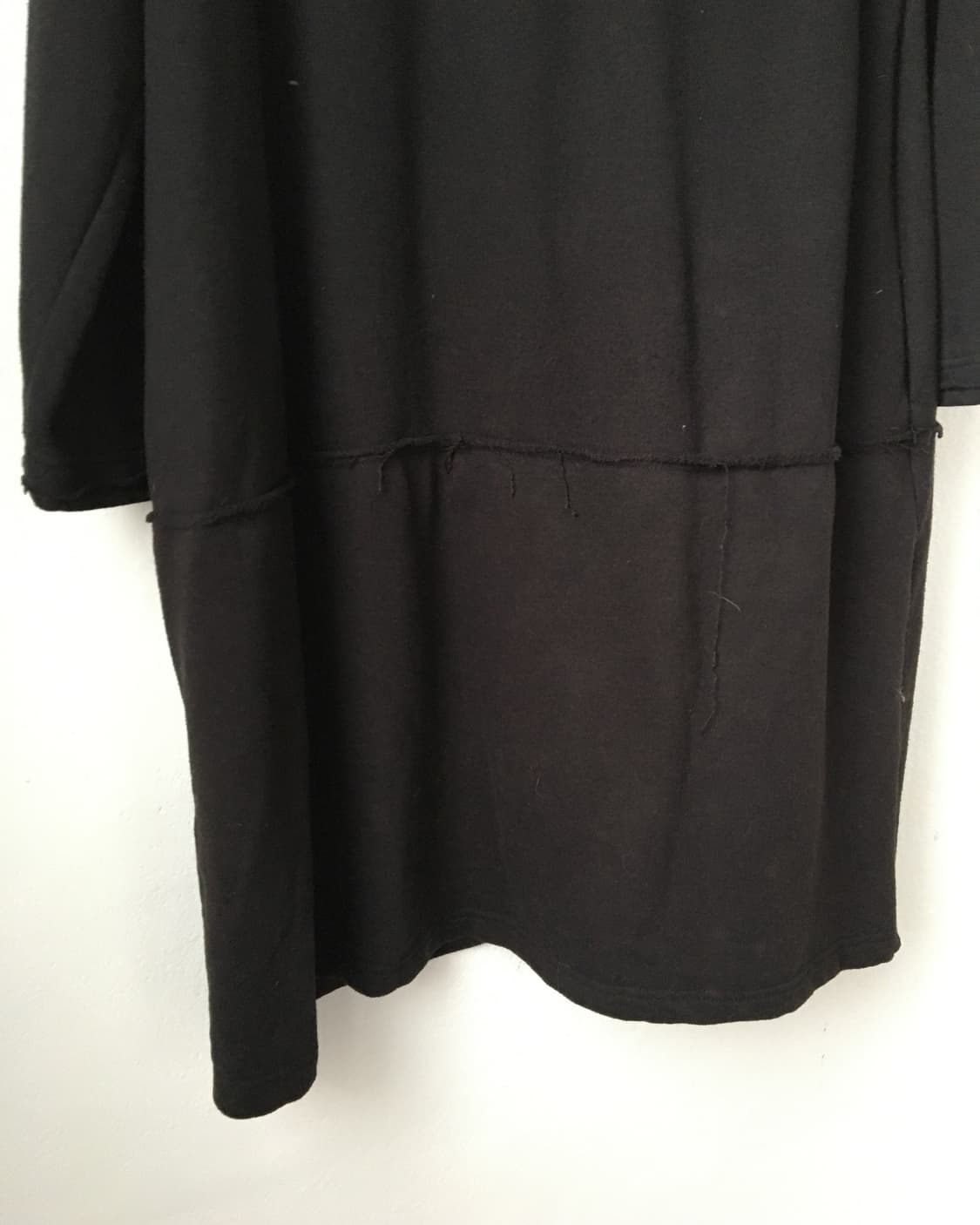 Grunge detail hood long onepiece 상품이미지5
