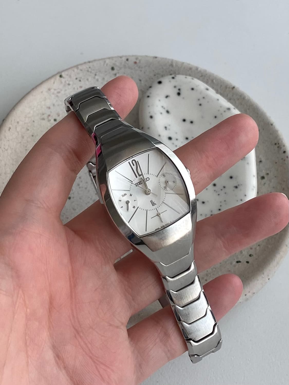 Seiko 세이코 lk 루키아 쉘 실버 화이트 상품이미지5