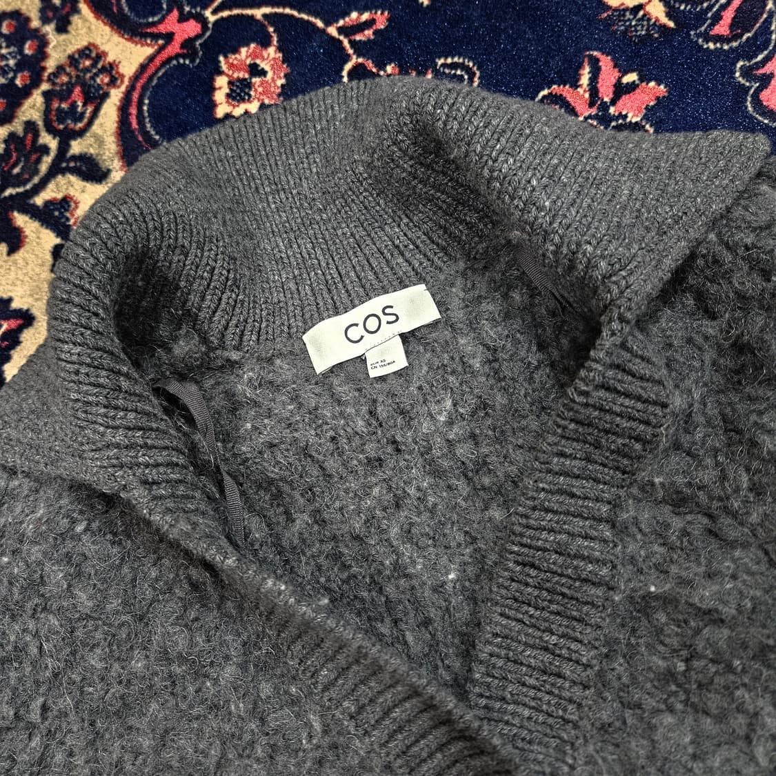 코스(COS) 알파카 혼방 크롭 카라넥 니트 스웨터  상품이미지6