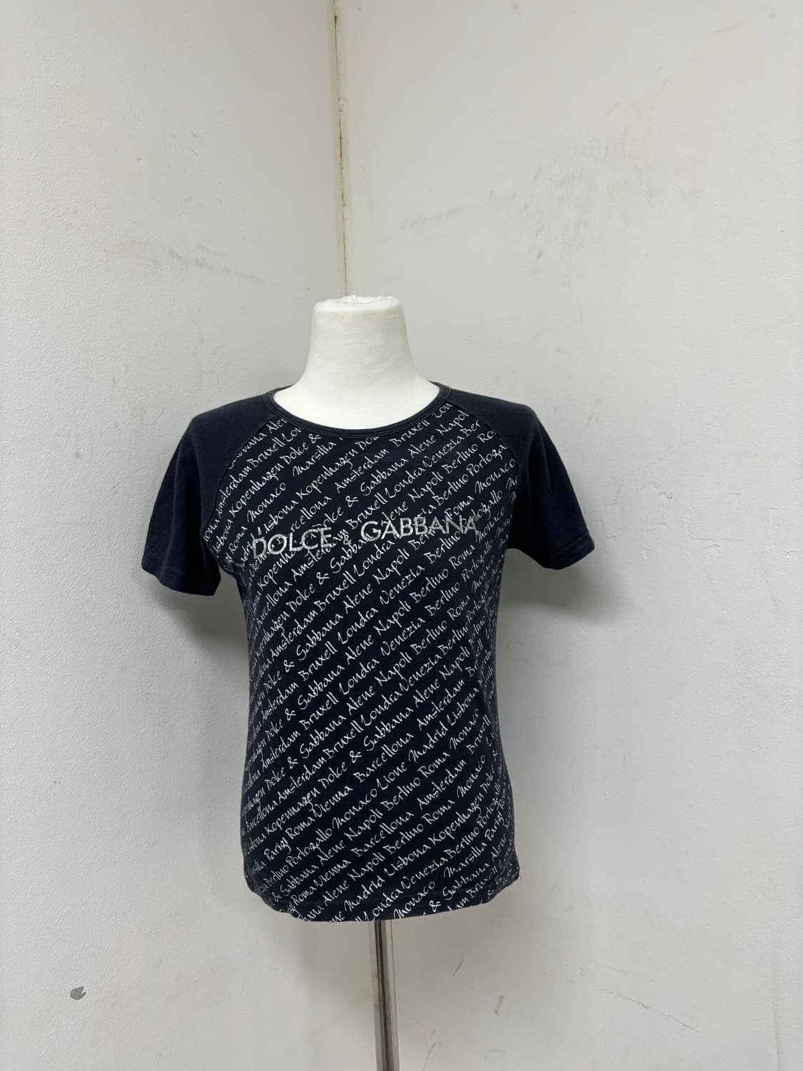 “Dolce&Gabbana” Logo& Lettering Print Te 상품이미지7