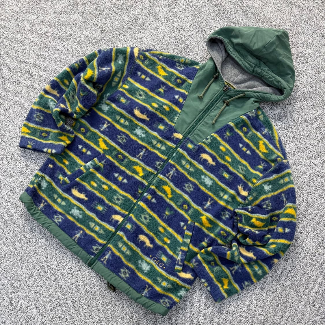 95 코오롱 GEO 후리스 후드 자켓 0324J 상품이미지1