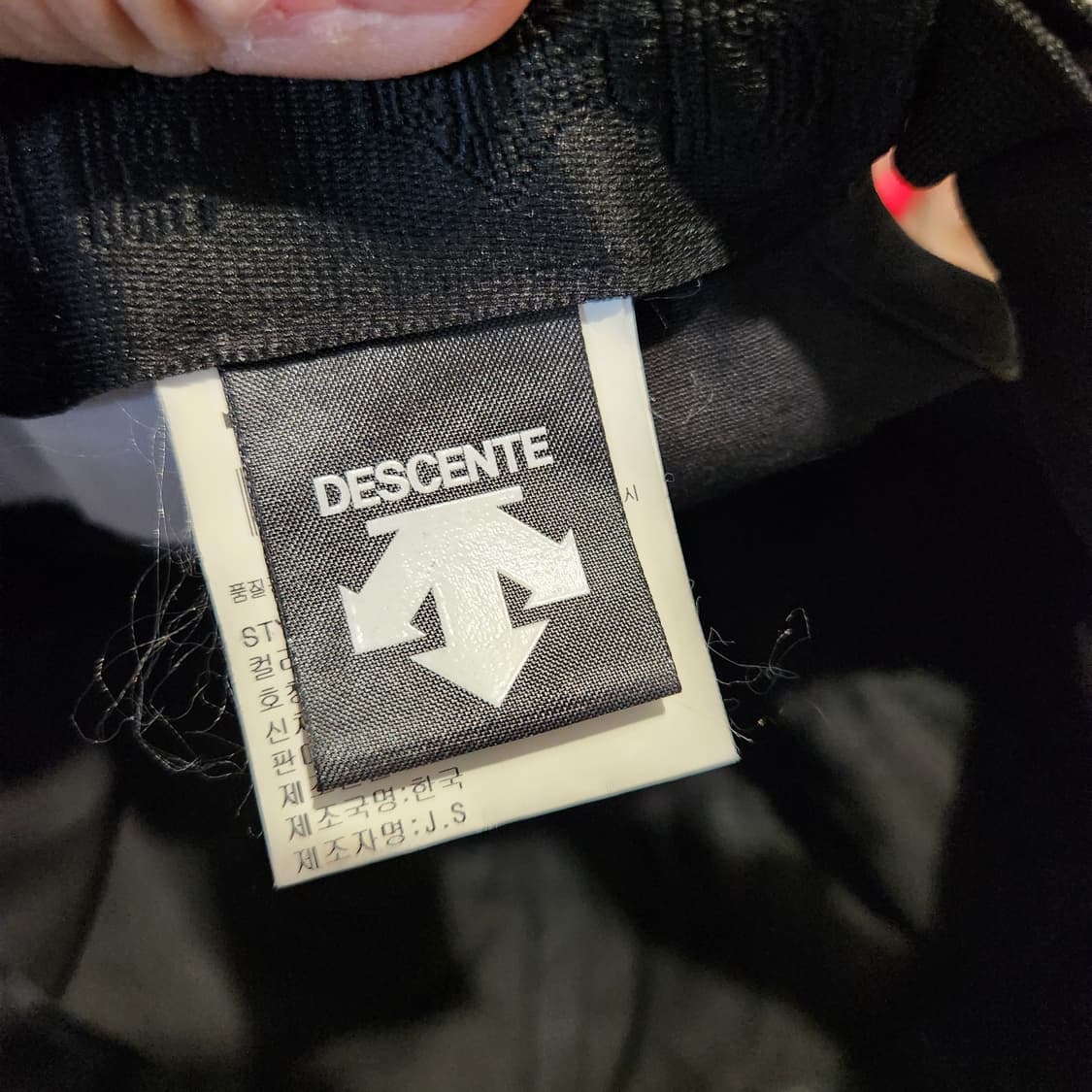 Descente 블랙 밀리터리 캡 | 테크 스트릿 무드 상품이미지7