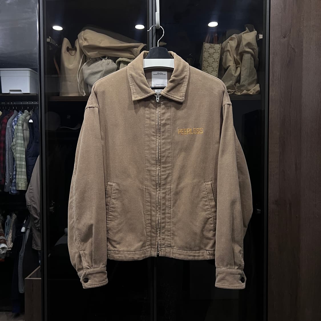 비즈빔 / 레드선 자켓 베이지 / 2 상품이미지1