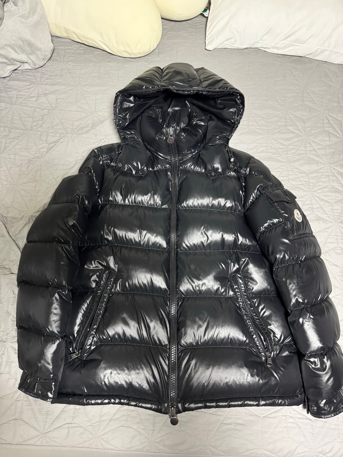 [4] 몽클레어 마야 패딩 후드 집업 자켓 롱패딩 경량패딩 상품이미지2