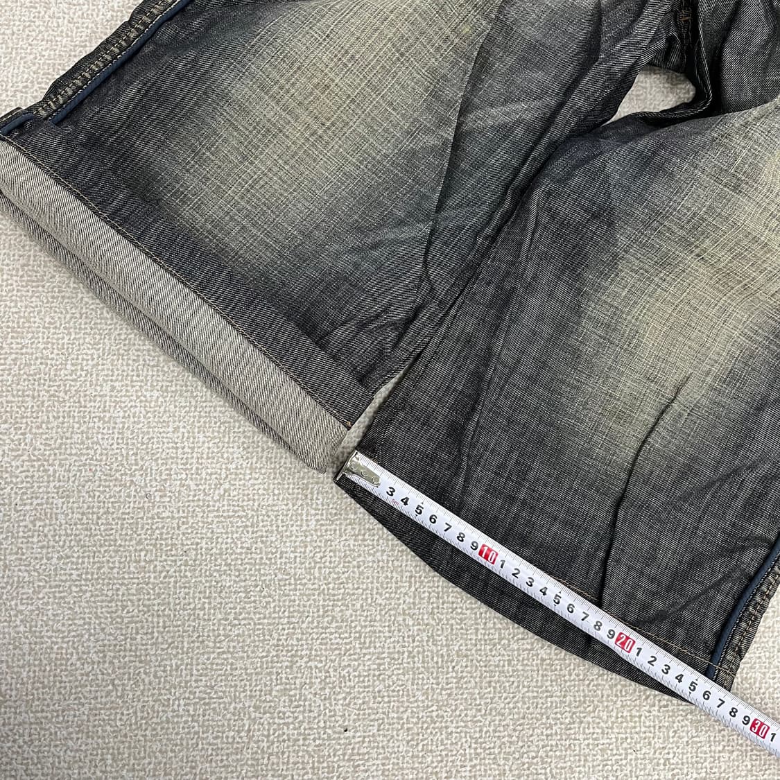 86-100 푸부 버뮤다 반바지 데님0122M2 상품이미지7