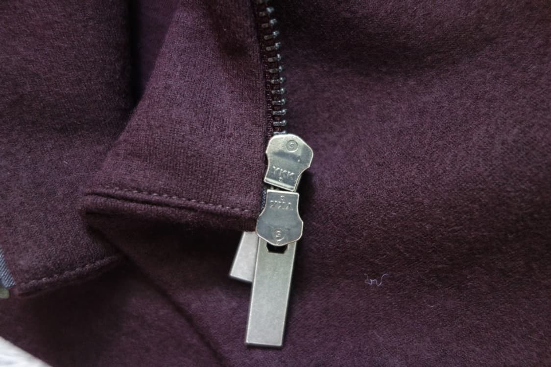 코스 cos 버건디 울 집업 자켓 상품이미지7