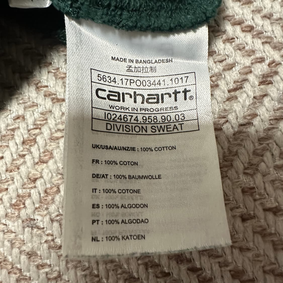 CARHARTT WIP cotton sweatshirt 상품이미지4