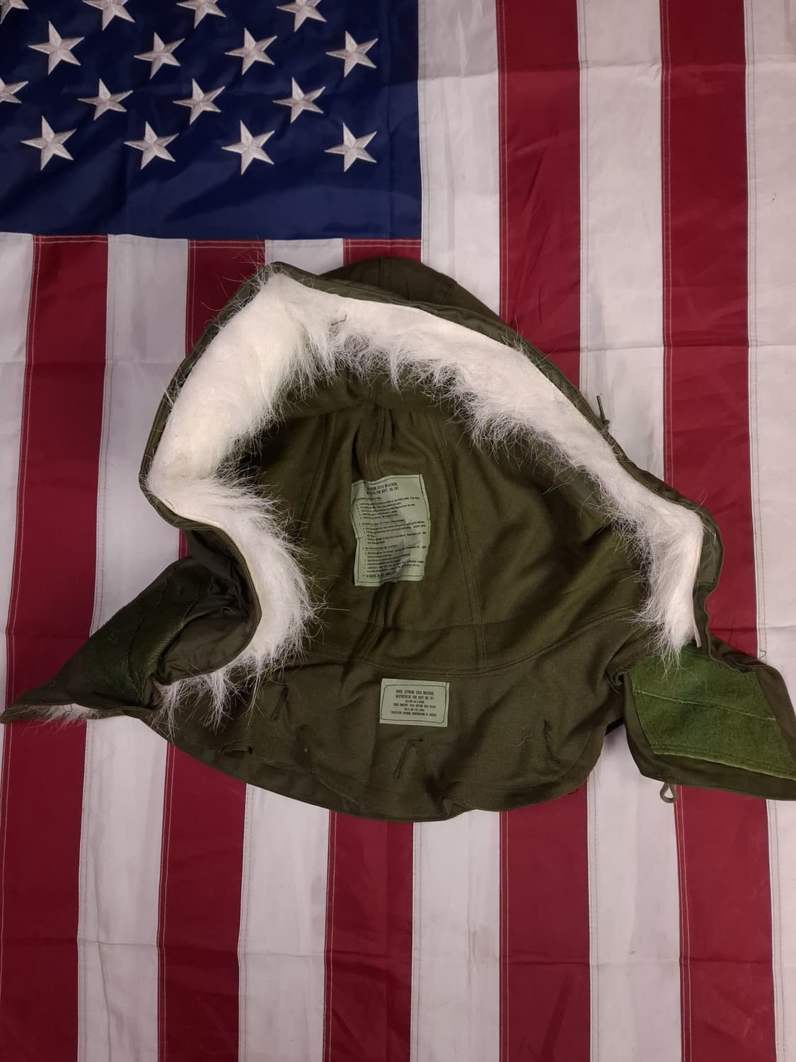 오리지날 미군 M-65 피쉬테일 개파카 미듐사이즈 상품이미지2