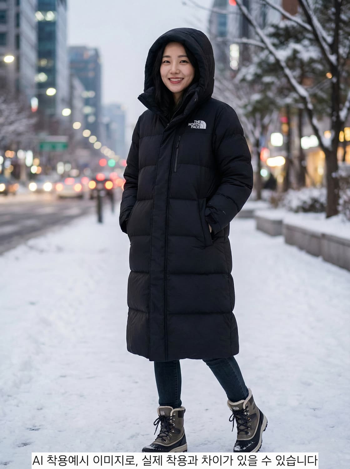 노스페이스(The North Face) 익스플로링 구스 다운 롱패딩 상품이미지1