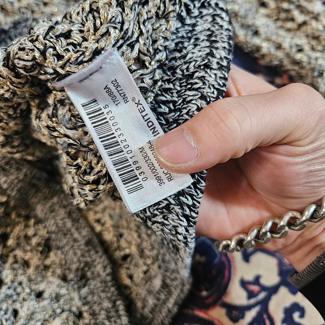 자라(Zara) 믹스 펄 트위드 가디건 자켓 M size 상품이미지7