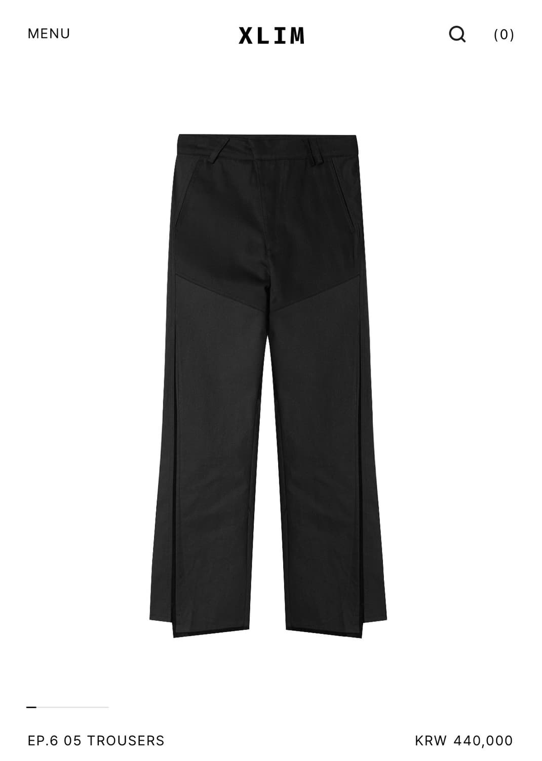 엑슬림 xlim ep6 05 trouser L 상품이미지1