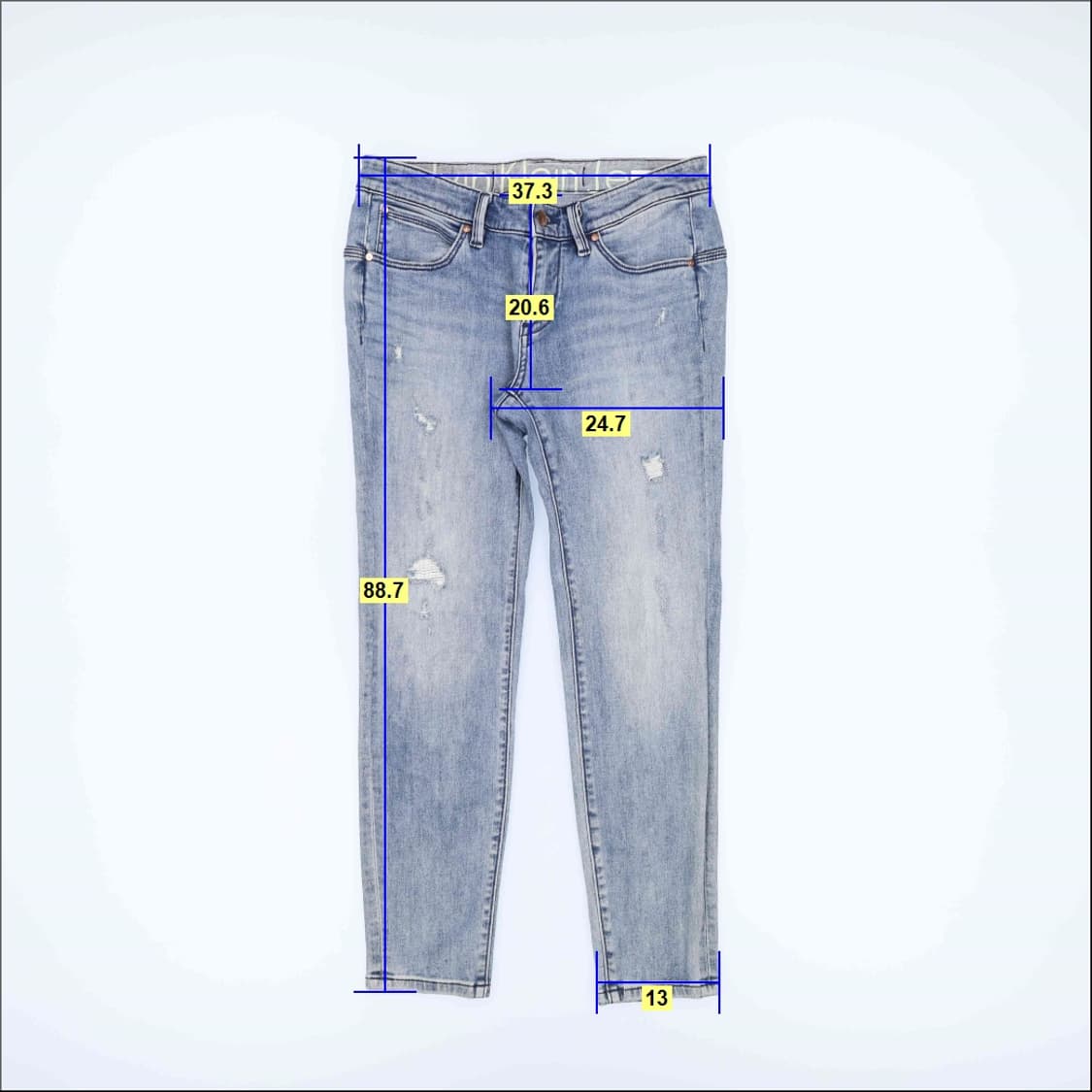 [29] 캘빈클라인 여성 연청바지 데님팬츠 1217H1 상품이미지7