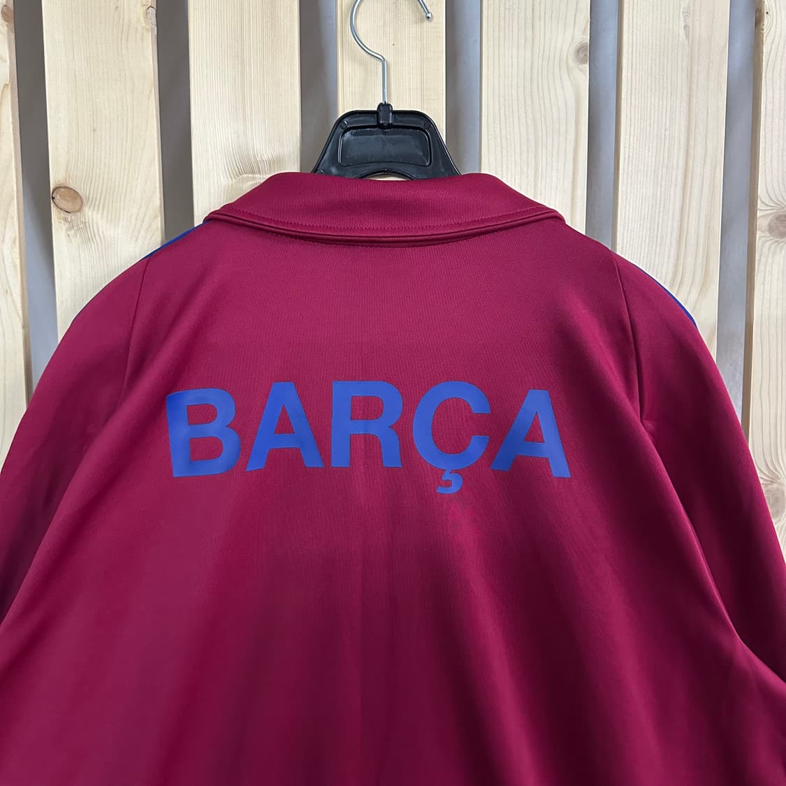 (XL) 나이키 FC 바르셀로나 버건디 져지 트랙탑 상품이미지4