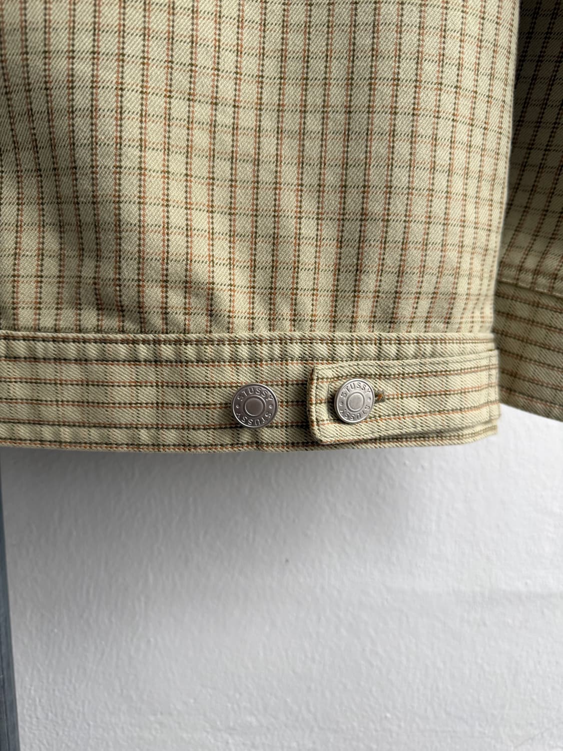 90s STUSSY LEE PLAID JACKET 상품이미지7