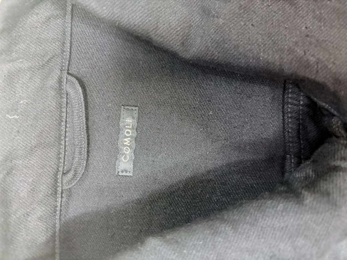 코모리 데님 자켓 4사이즈 블랙 상품이미지3