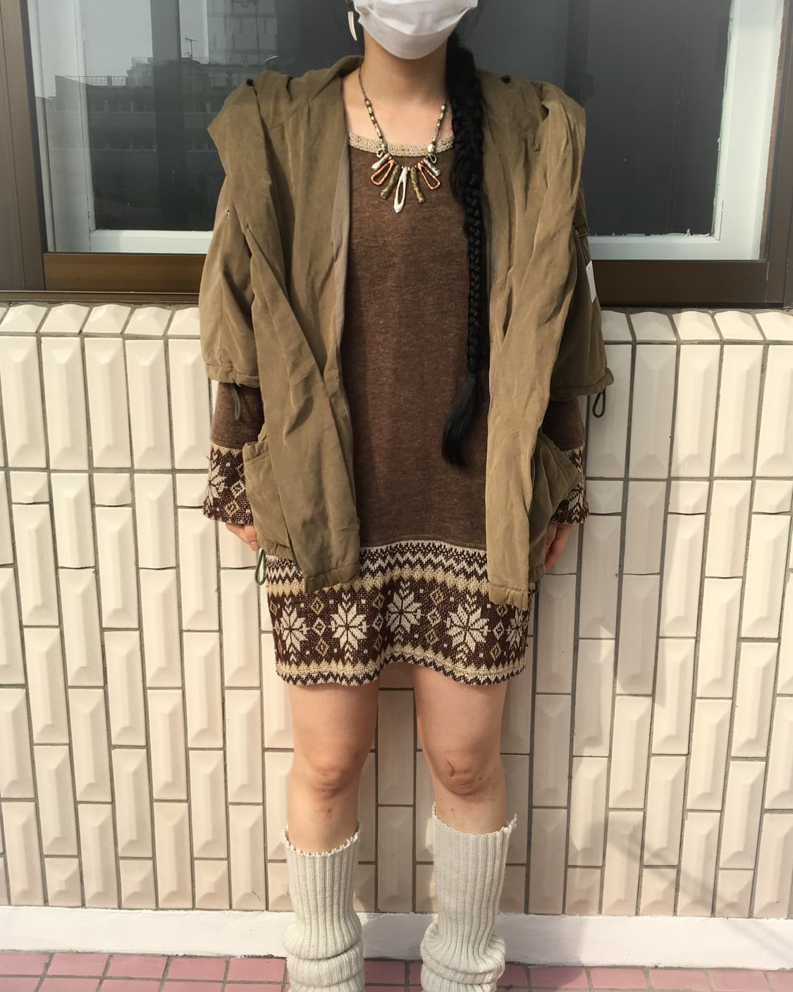 Big hood point jacket 상품이미지5