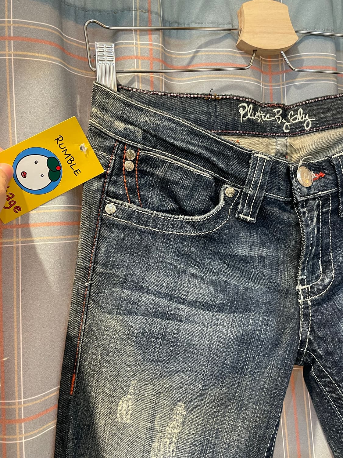 made in USA 로우라이즈 워싱부츠컷 상품이미지6