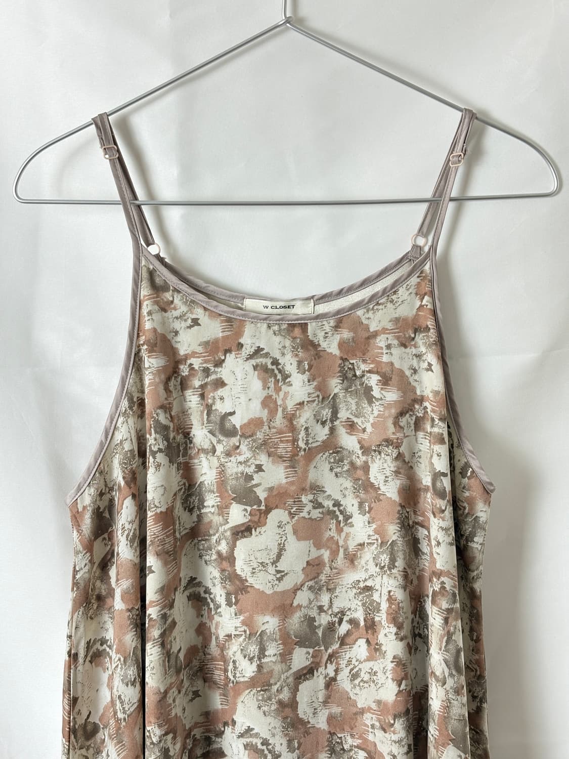 소프트 믹스 컬러 레이어드 슬립 원피스 상품이미지5