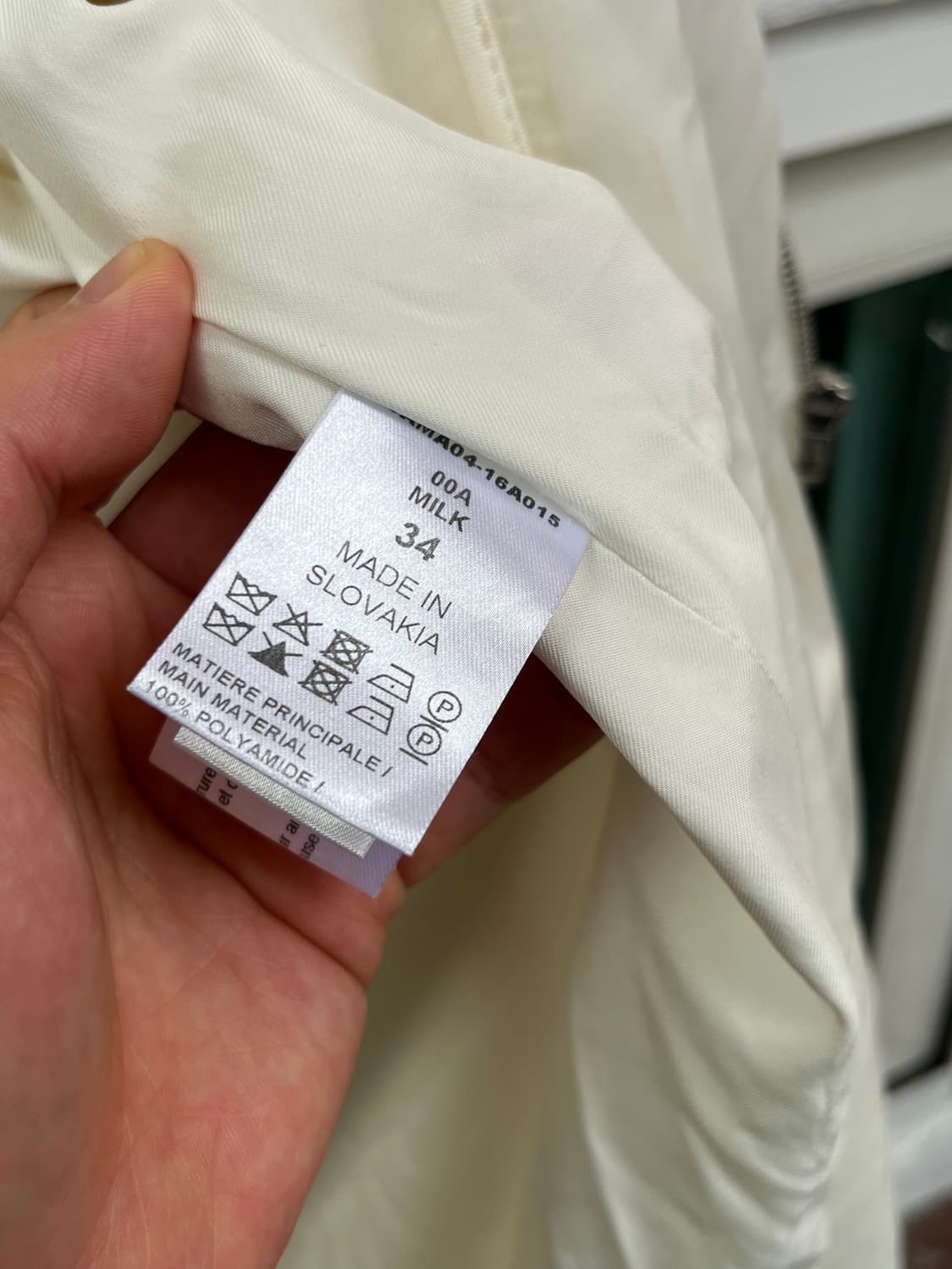 Chloe 끌로에 밀크 양모 퍼카라 야상 자켓 34 상품이미지8