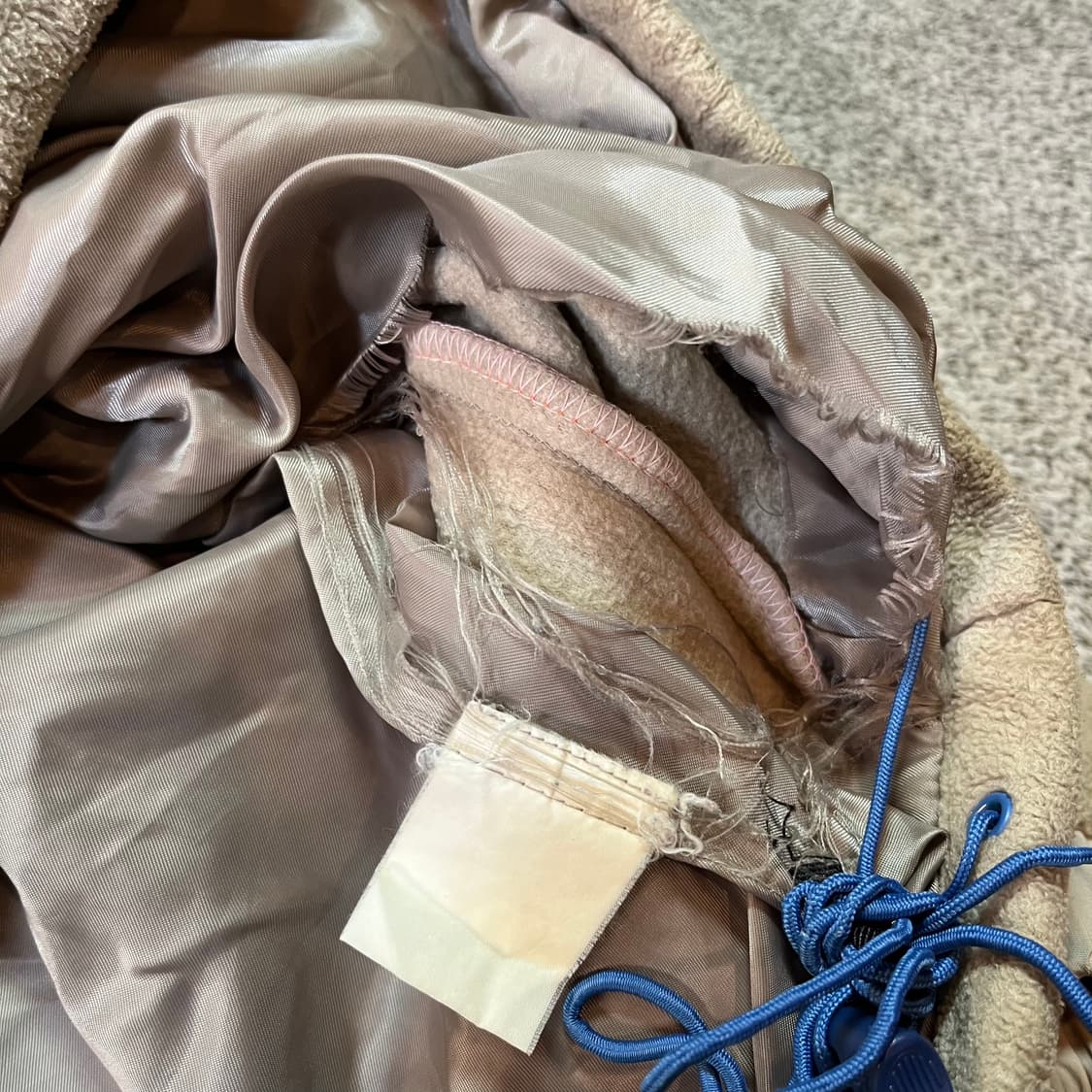 후부 빅로고 반집업 플리스 아노락 상품이미지10