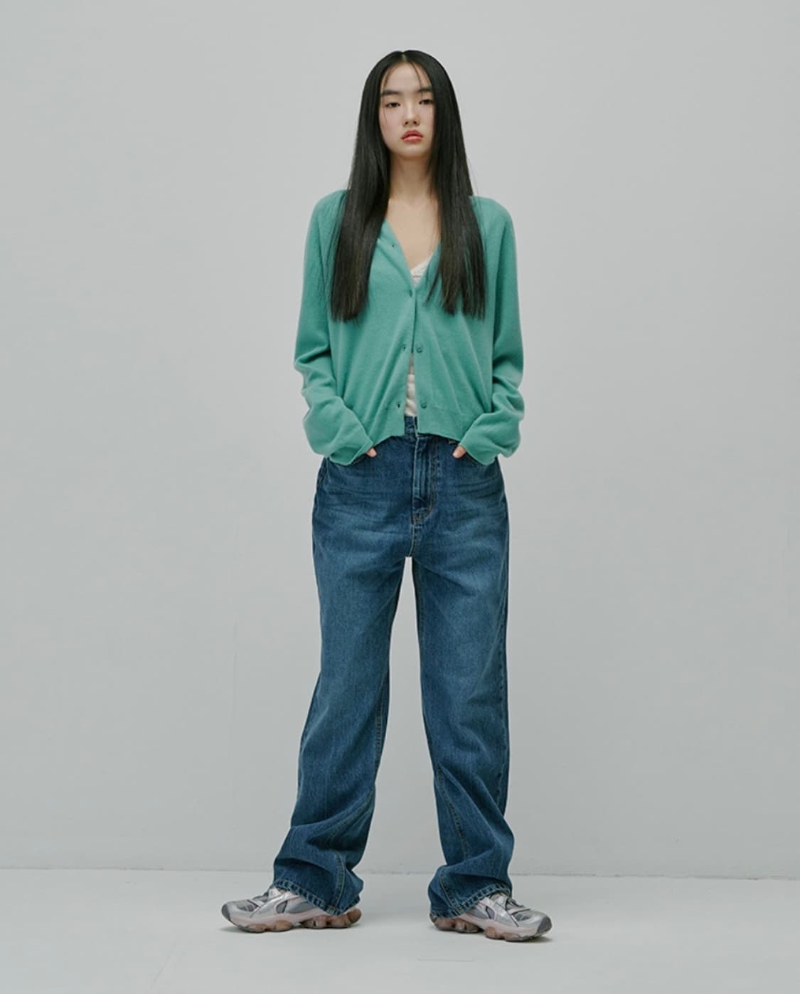 프레클 highwaist washing 데님 팬츠 M 상품이미지1